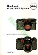 Vintage Leitz Handbook of the Leica System - October 1984