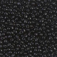 DP28-401, Black, Miyuki 2.8mm, 10g, drop/fringe beads, db28-11 