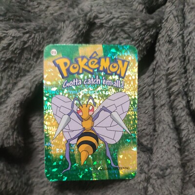 Pokemon Card 015 Beedrill Pocket Monsters Vending Prism Sticker 2000 Nintendo