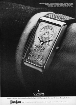 corum ingot watch