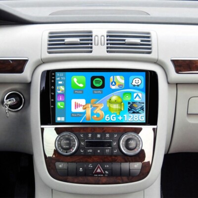 6G+128GB Android 13 Carplay Autoradio Für Mercedes Benz R Klasse W251 R320 R350