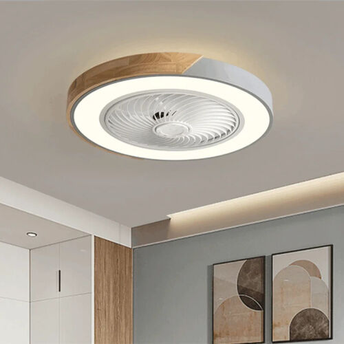 Smart Ceiling Fans With Light For Living Room Dining Room 6 Speeds Fans Lighting - Picture 16 of 20