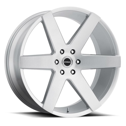 24 inch 24x10 Strada CODA BRUSHED SILVER wheels rims 6x135 +24 | eBay