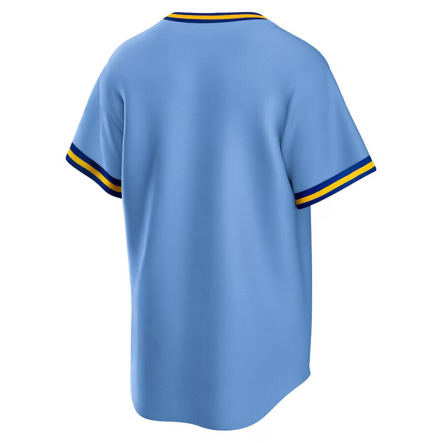 Milwaukee Brewers Nike Road Cooperstown Collection Team Jersey