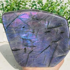 Natural Purple Labradorite Quartz Crystal Freeform Mineral Specimen 1720g
