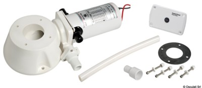 Elektrischer Umbausatz für manuelle Toiletten Boot Marine 12 Volt Osculati 