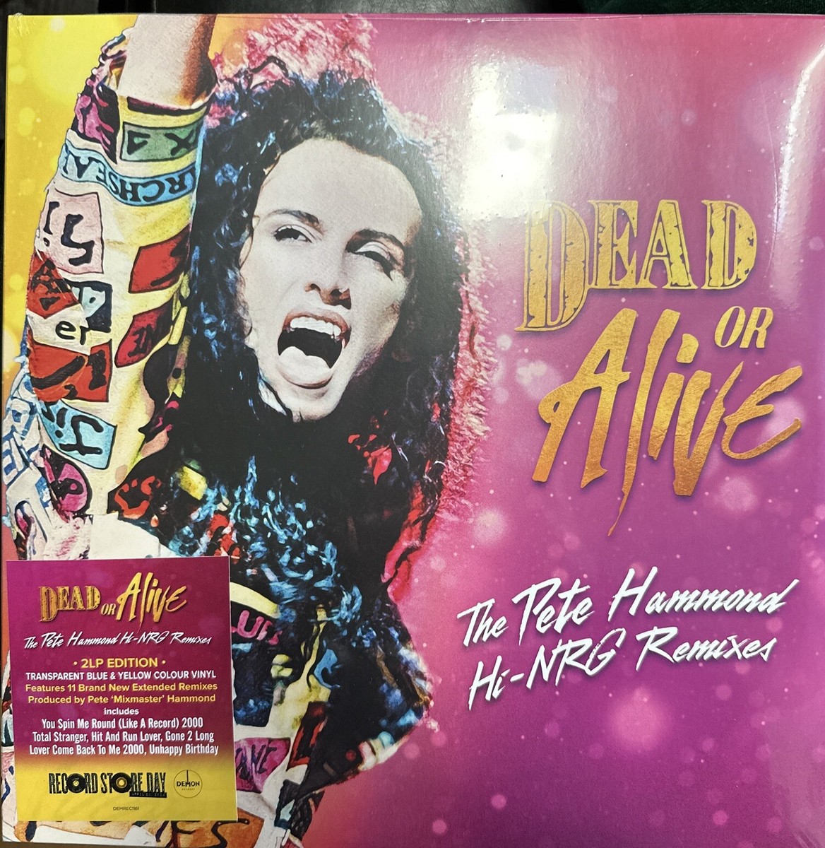 デッド・オア・アライヴ　PETE HAMMOND HI-NRG REMIXES DEAD OR ALIVE 2 LP - The Pete Hammond Hi-NRG Remixes BLUE