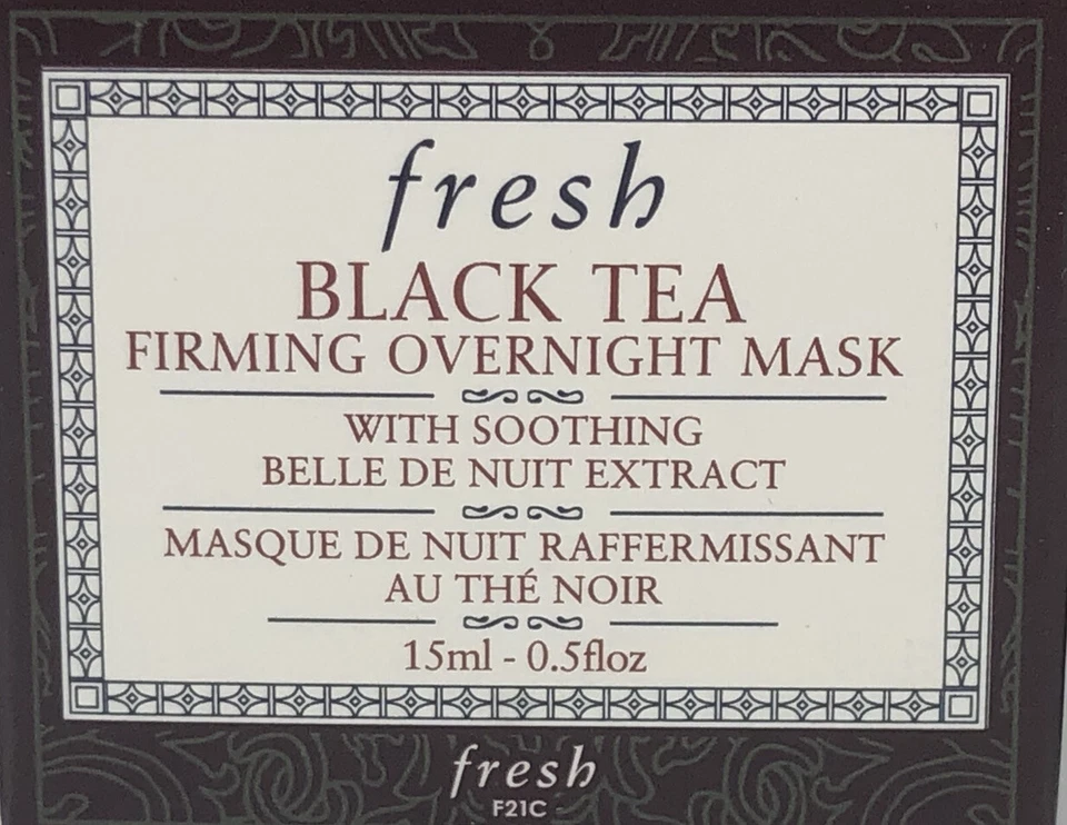 Fresh Black Tea Firming Overnight Mask 0.5 o z/ 15 ml New In Box - Image 2 of 4