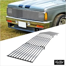 Fits 1991-1993 Chevy S-10/91-94 Blazer Phantom Upper Chrome Billet Grille Insert