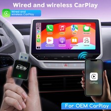 Wireless CarPlay Adapter, Convert Wired to Wireless, for OEM Wired CarPlay Cars