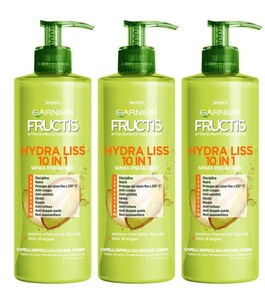 details zu 3pz garnier fructis hydra liss 10in1 krauseln haare glatte norisciacquo 400ml