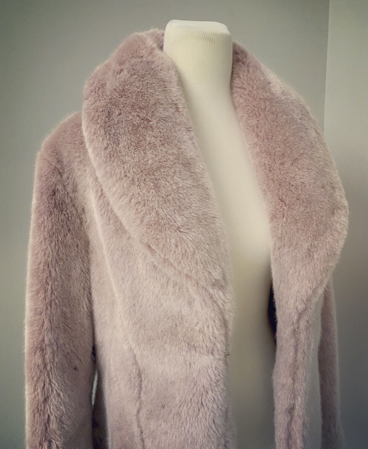 Guess by Fur Coat Jacket Pink Medium M Limited New! | eBay