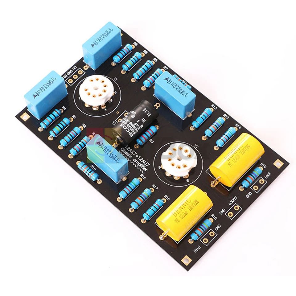 12AX7 / 12AU7 HIFI Tube Preamplifier Preamp Board DIY Base On Marantz 7 Circuit - Image 2 of 4