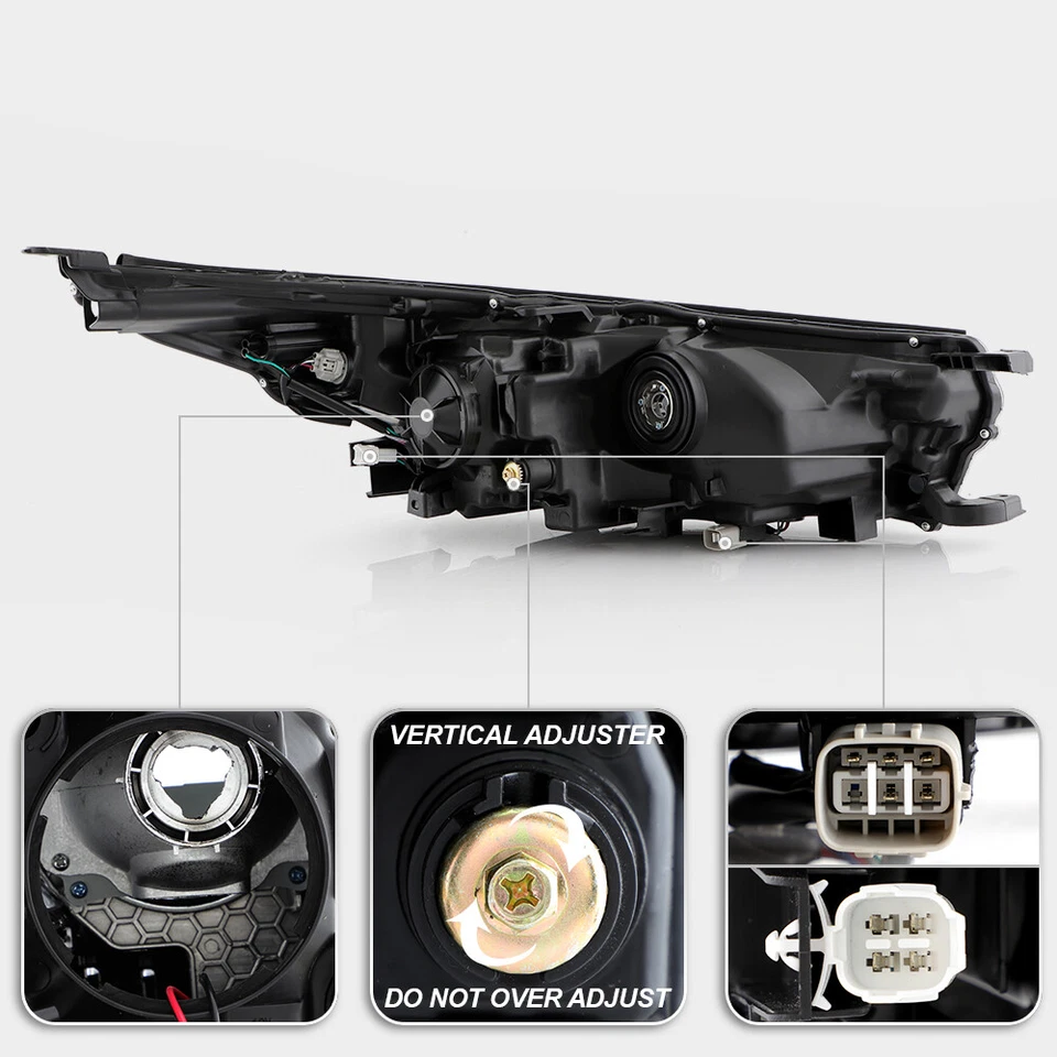 Faros proyectores LED DRL para Toyota Highlander SE 2017 2018 2019 Foto 4 de 4