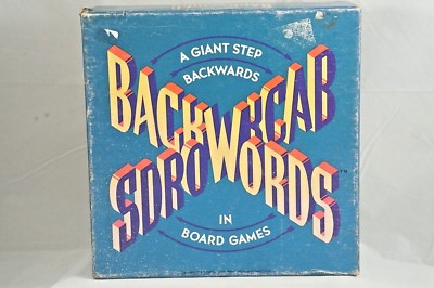 Backwords Board Game Random House Imagination Games 1988 Vintage & Complete USA