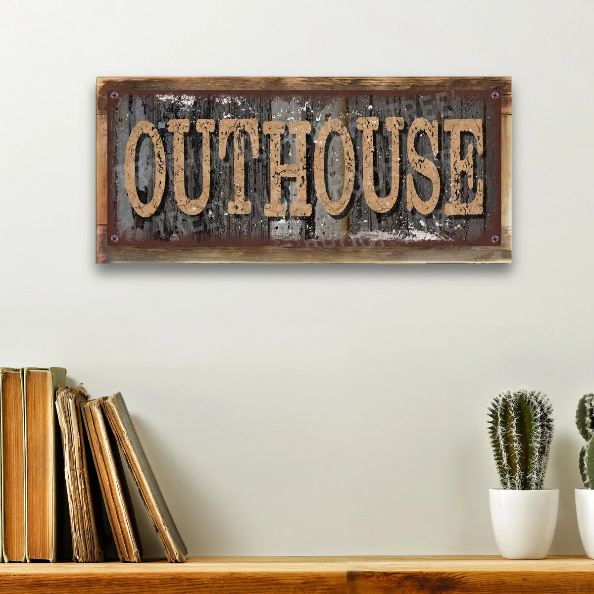 Rustic Outhouse Signs