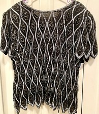 Vintage Beaded/sequined Evening wear top