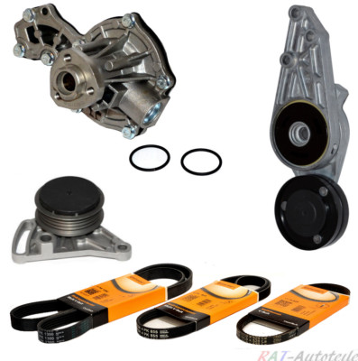 Keilrippenriemensatz+WAPU AUDI A4 A6/Avant/Cabri VW PASSAT 3B2/KOM 3B5 1.6-1.8/T