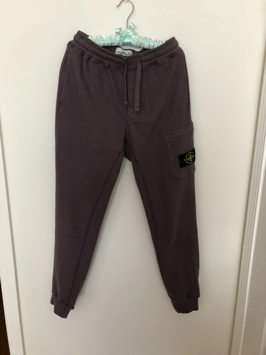 Stone Island Sweatpants Fleece size S Mauve Magenta 305 Cargo