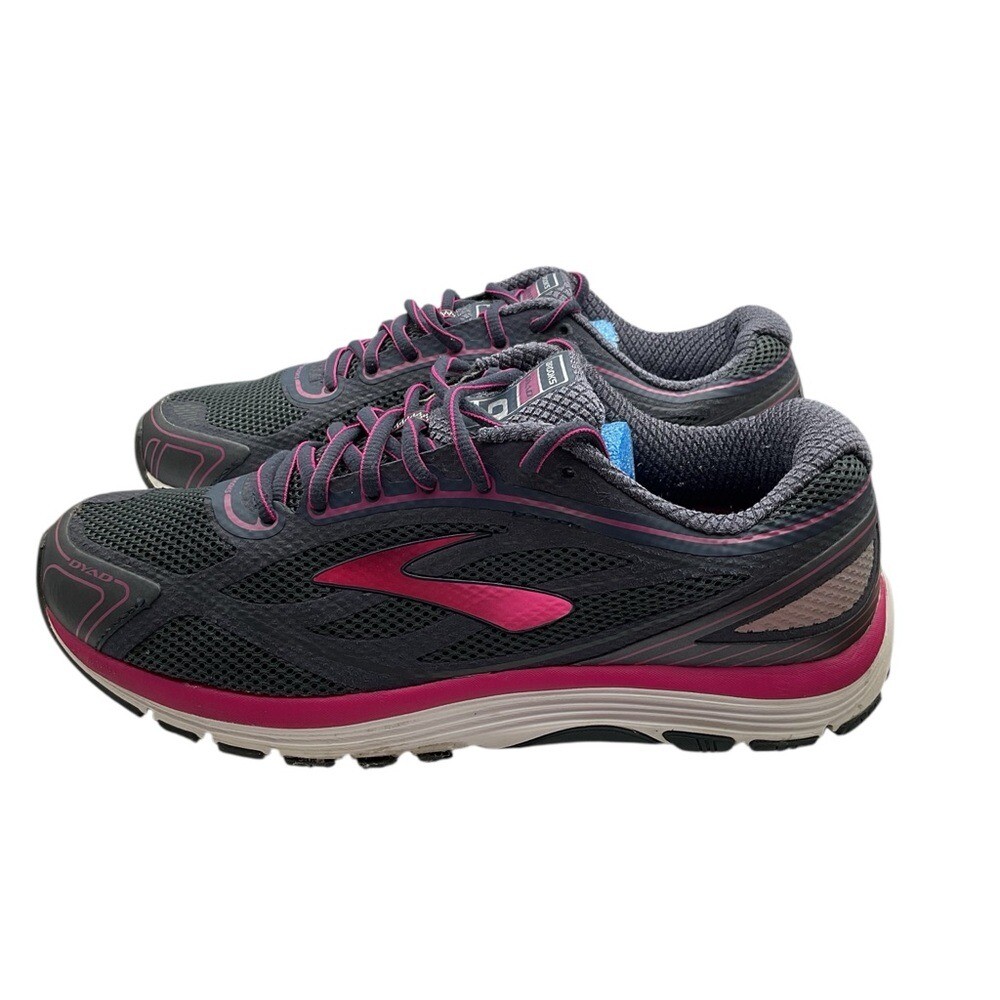 Brooks Dyad-9 Gray Purple Running size 11 Gym Sneakers 1202231B442 thumbnail 8