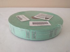 Blank Raffle Tickets Single Stub Roll of 2000 Fun Fair Carnival Fund Raiser New