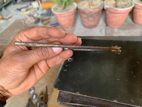 Antico taglia noci Betel tradizionale indiano fatto a mano ferro metallo fatto a mano - Foto 10 di 10