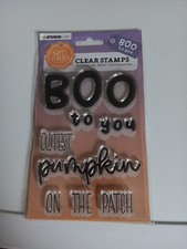 CLEAR STAMPS FOR SCRAPBOOKING HALLOWEEN NEW 15X10 CM