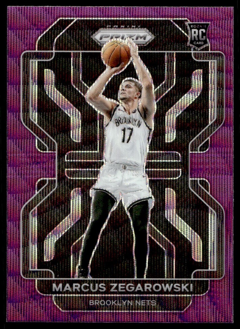 2021-22 Panini Prizm Purple Wave Marcus Zegarowski Rookie A12 #300
