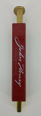 RARE John Henry Bourbon-Aged Sipping Ale Beer Tap Handle Railroad Spike Mancave