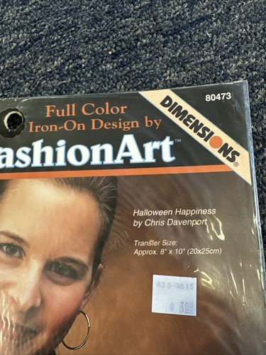 Dimensions Fashion Art Bügelbild Transfer Happy Halloween Kürbisse 8x10" + Tips - Bild 3 von 6