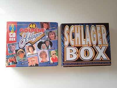 2 x CD BOX SCHLAGER SCHLAGERMUSIK BUNDLE