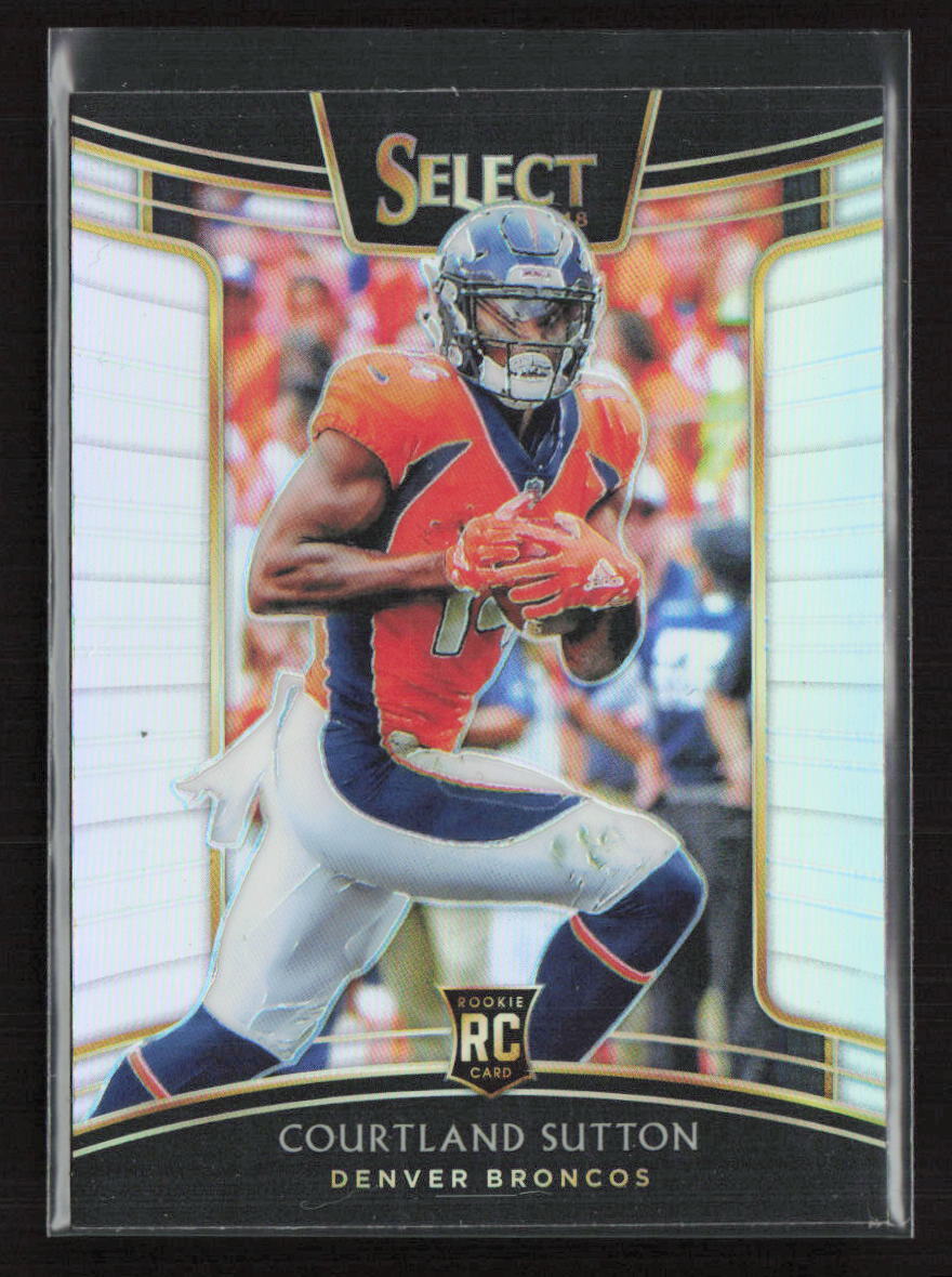 2018 Panini Select #76 Courtland Sutton Concourse Silver Prizm RC