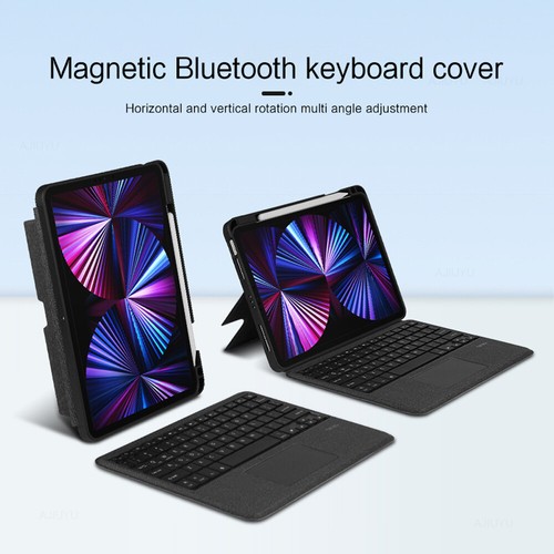 Tastatur Hülle für iPad 7/8/9/10. Gen 10,2" 10,9" für iPad Air 4/5 Backcover - Bild 5 von 16