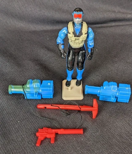 Vintage GI Joe SNAKE EYES v4 original 1991 Commando ARAH Hasbro