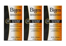  Bigen Hair Color 59-Oriental Black, 0.21 oz. (3 BOXES)