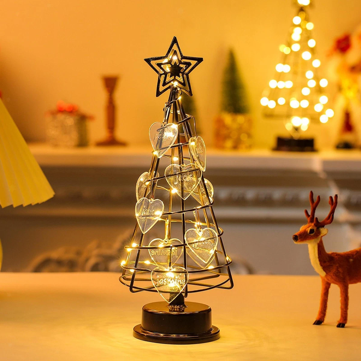 Christmas shop tree night