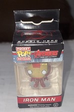 Marvel Comics Iron Man Mini Bobble-Hero Keychain Funko POP! Avengers