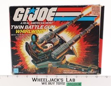 Twin Battle Gun Whirlwind 100 Complete W Box GI Joe 1983 Hasbro Vehicle
