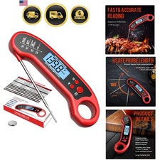 Meat Thermometer Digital, Instant Read Meat Thermometer for Grill and Cooking...