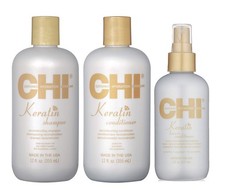 CHI Keratin Reconstructing Shampoo  Conditioner 12oz  Leave-in Conditioner