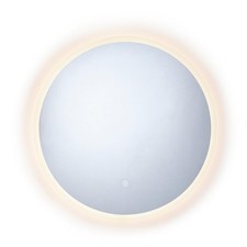 LED Bathroom Mirror Round Backlit Demister Touch Sensor Habitat Open Box