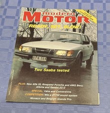 Modern Motor Magazine Aug 1983.  Saab Turbo Gemini ZZ/Z Alfa 33