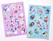 Disney Princess Sticker sheet. Lot Of 2.