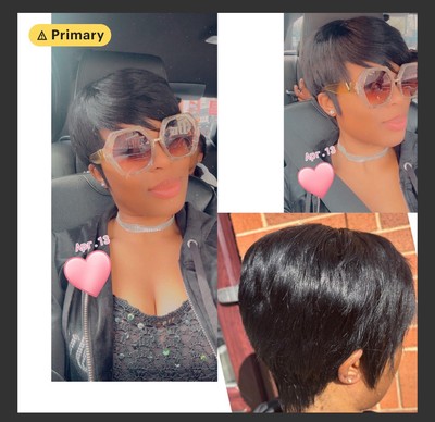 Pixie Cut, kurze Perücke, Echthaar Pixie, Kleberlose Perücke, sofort lieferbar