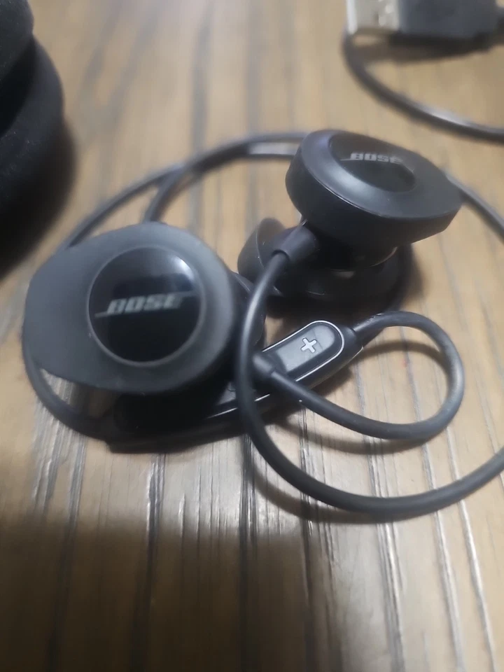 Auriculares intrauditivos inalámbricos SoundSport Bluetooth auriculares negros auriculares Foto 4 de 4