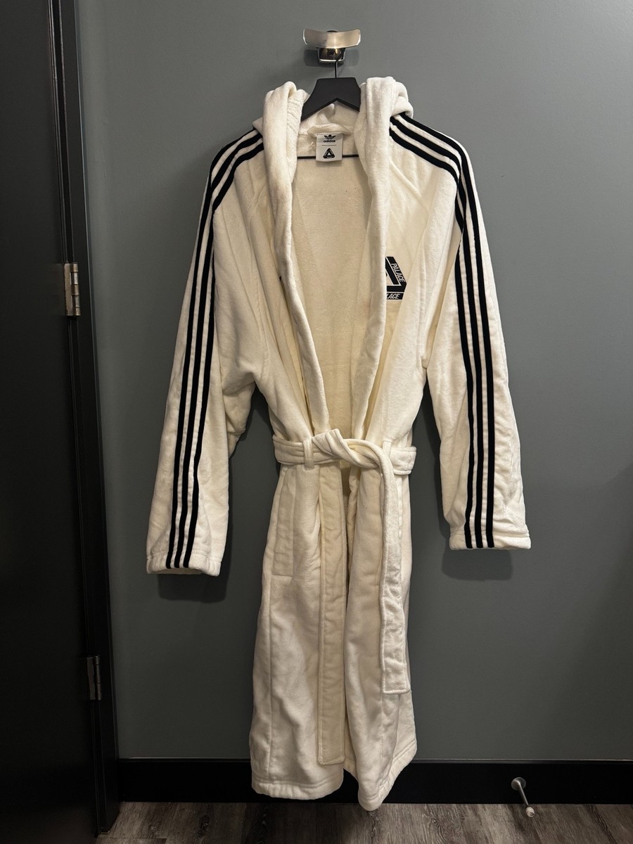 Palace x Adidas SS17 Bathrobe White Black Tri Ferg Rare XL Archive