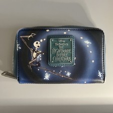Cartera Loungefly Pesadilla Antes de Navidad Marco Final Cremallera Azul