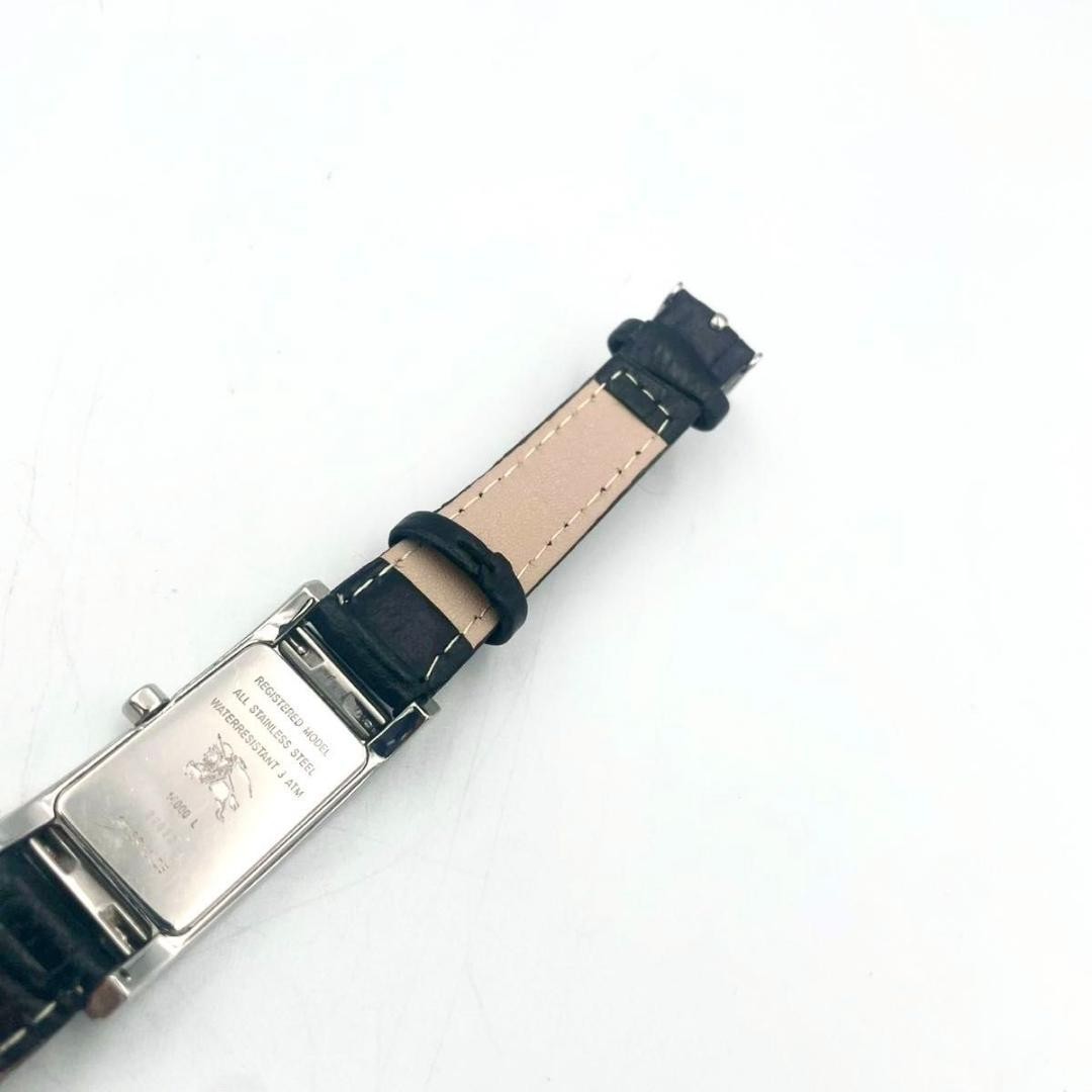 Burberry Rectangular Quartz Wristwatch Leather St… - image 12