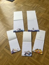 5er Set Diddl Bl&ouml;cke , 3x A6 , 2x A5 , Gebraucht