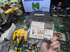 Nintendo 09 MB N64, Hi Rez & Scoop w/64DD NUS-010(JPN) Mario Paint & Accessories